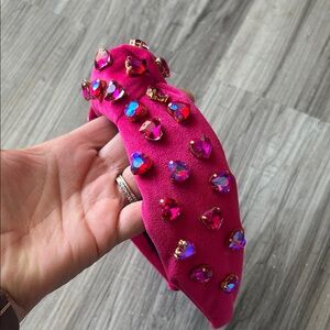 Brianna cannon velvet & hearts headband